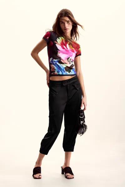 Desigual T-shirt Designed By Mr. Christian Lacroix In Multi