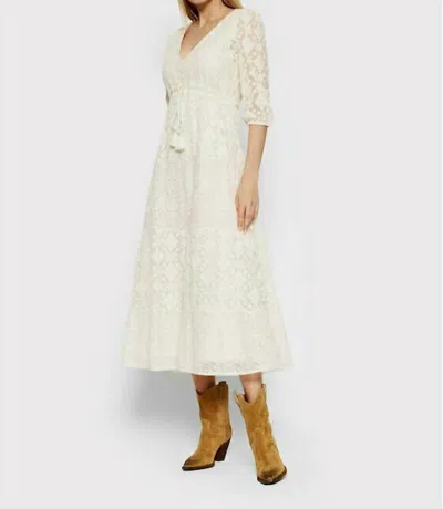 Desigual Tulum Dress In Cream In White