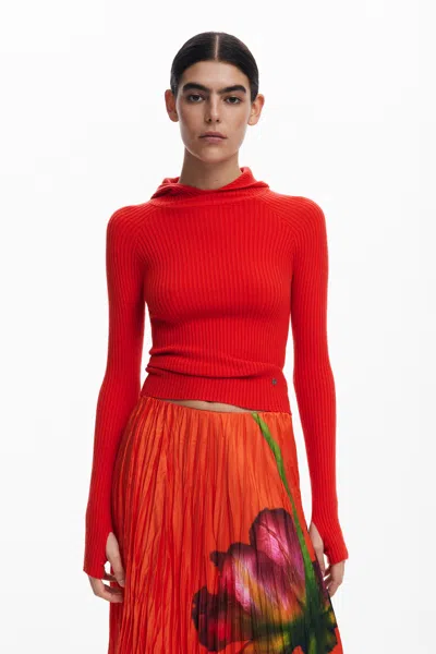 DESIGUAL TURTLENECK SWEATER