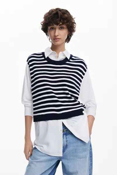 Desigual Two-piece Shirt In White