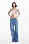 Desigual Tyler Mcgillivary Floral Corset Blouse