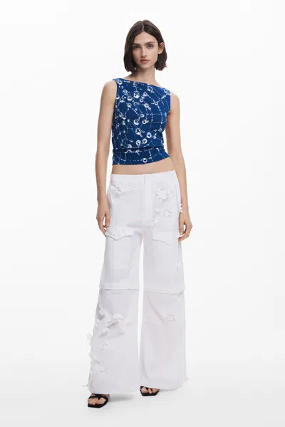 Desigual Tyler Mcgillivary Sleeveless Drops T-shirt