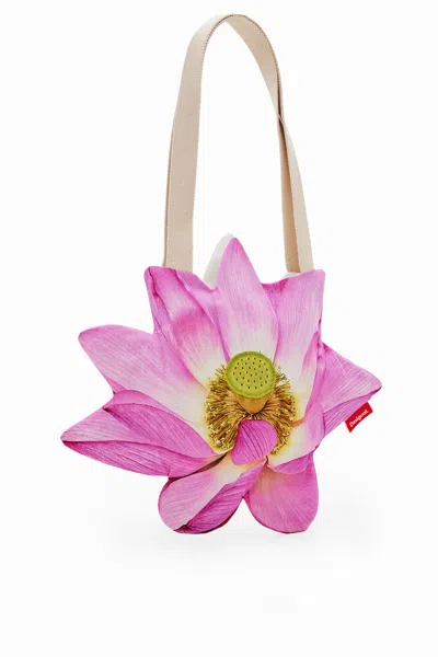 Desigual Tyler Mcgillivary Water Lily Tote Bag In Purple