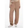 Desigual Utility Straight Leg Pants In Camel