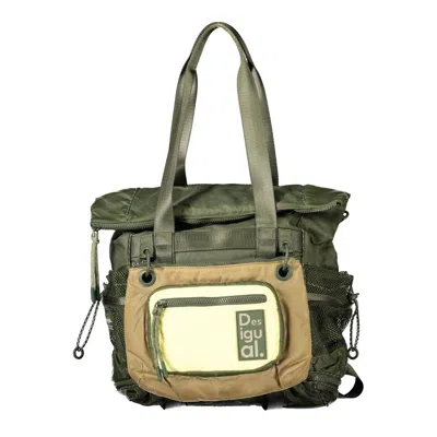 Desigual Verde Polyester Woman Women's Backpack In Green