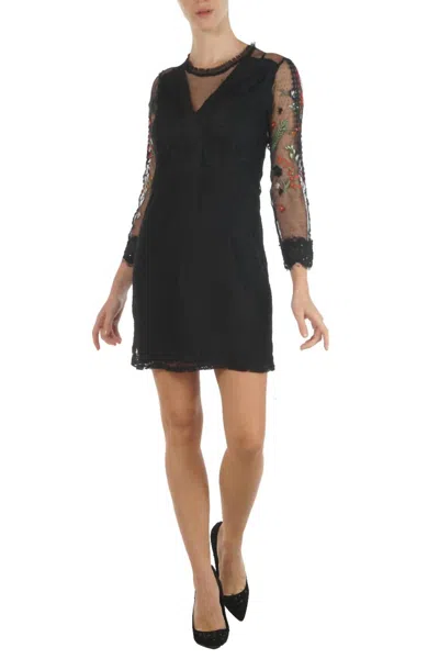Desigual Vest Mariella Short Dress In Black