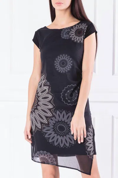 Desigual Vest Sandrini Dress In Black