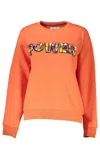 Desigual Orange Cotton Sweater In Orange