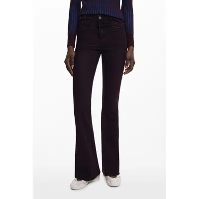 Desigual Viola Cotton Women's Jeans In Black