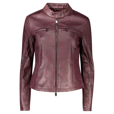 Desigual Viola Polyester Women Jacket In Purple
