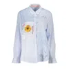 Desigual Blue Viscose Shirt In Multi