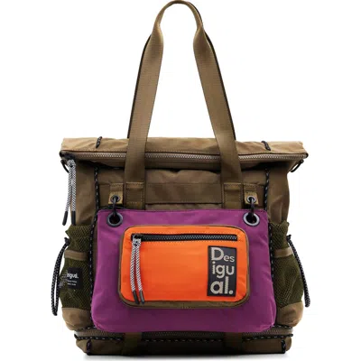 Desigual Voyager Big Backpack In Multi