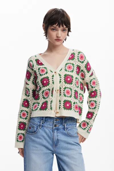 DESIGUAL ニットカーディガン