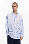 Desigual ストロークシャツ In White