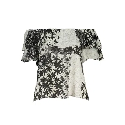 Desigual White Cotton Tops & T-shirt