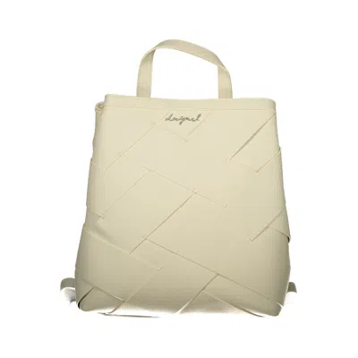 Desigual White Polyurethane Women Backpack