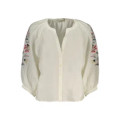 Desigual White Viscose Women's Blouse