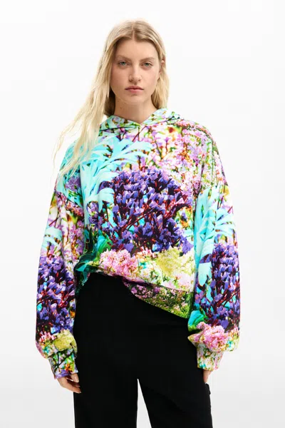Desigual Wild Garden Sweatshirt In Multi