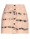 Desigual Woman Mini Skirt Blush Size 24 Cotton In Pink