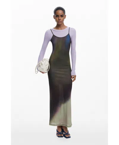 DESIGUAL WOMEN'S 2-IN-1 T-SHIRT DRESS