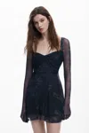 Desigual Women's Collina Strada Pleated Dress In Black