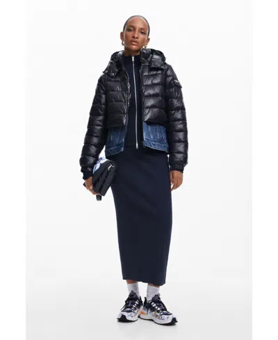 DESIGUAL WOMEN'S COMBINED SHORT PADDED COAT