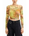 Desigual T-shirt In Multi