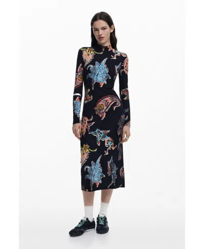 DESIGUAL WOMEN'S DRESS DESIGNED BY MR. CHRISTIAN LACROIX