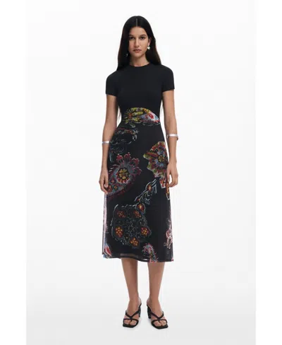 DESIGUAL WOMEN'S DRESS DESIGNED BY MR. CHRISTIAN LACROIX