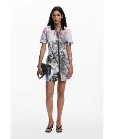 Desigual Women's Dress Designed By Mr. Christian Lacroix In Multi