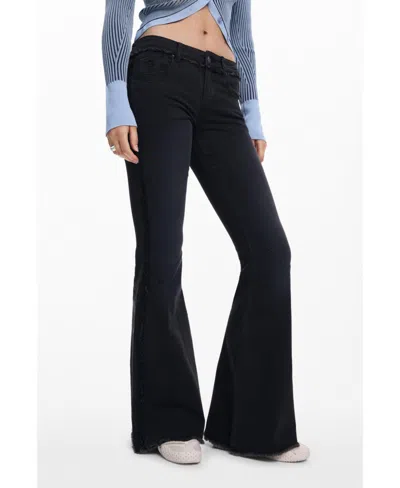 DESIGUAL WOMEN'S FLARE JEANS