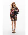 Desigual Floral Short Dress In Multi