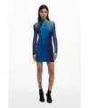 Desigual Women's Gradient Knit Dress In Blue