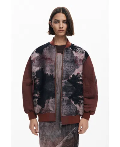 Desigual Women's Jacket Designed By Mr. Christian Lacroix In Multi