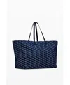Desigual Logo Shopper Bag In Blue