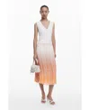 Desigual Sleeveless Maxi Dress In Orange