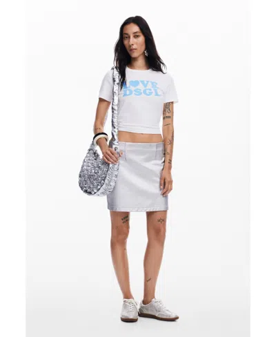 DESIGUAL WOMEN'S LOVE DESIGUAL T-SHIRT