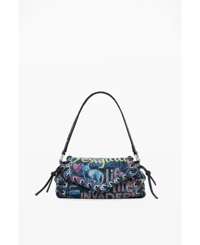 Desigual Women's Medium Graffiti Bag In Black