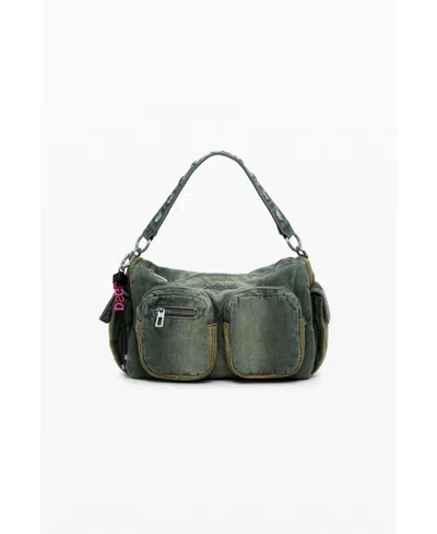 Desigual Women's Medium Multi-pocket Bag In Green