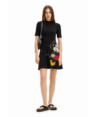 Desigual Women's Mickey Mouse Short Dress