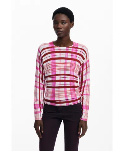 DESIGUAL WOMEN'S MIKADO STRIPED SWEATER