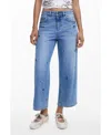 Desigual Women's Mikcey Culotte Jeans In Blue