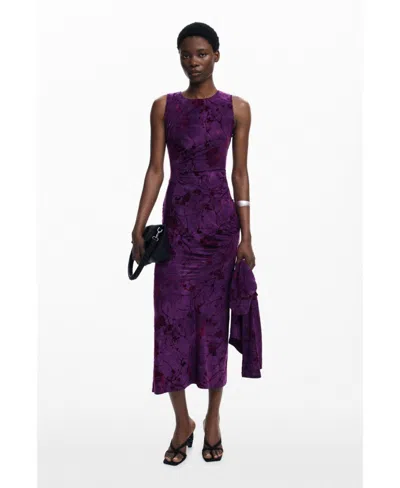 DESIGUAL WOMEN'S ORIENTAL MIDI DRESS