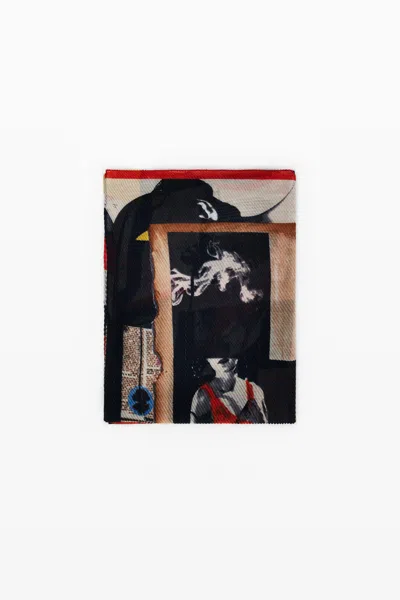 DESIGUAL WOMEN'S SCARF DESIGNED BY MR. CHRISTIAN LACROIX