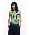 Desigual Lettuce Edge T-shirt In Multi