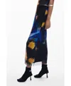 Desigual Skirt Designed By Mr. Christian Lacroix In Black