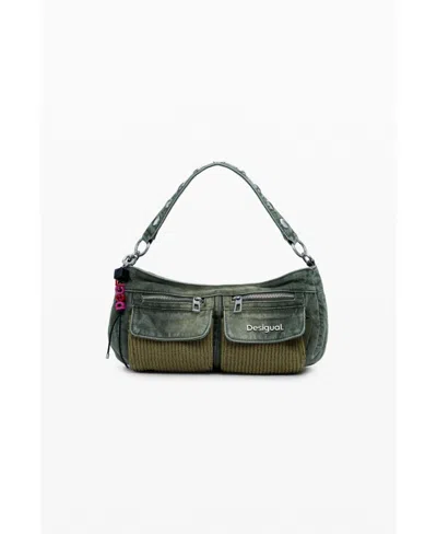 Desigual Women's Small Multi-pocket Bag In Green