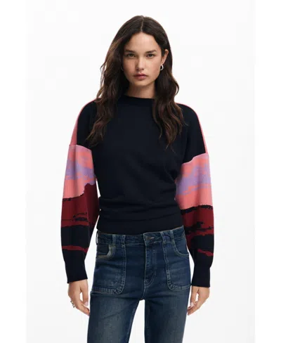 DESIGUAL WOMEN'S SUNSET LANDSCAPE SWEATSHIRT