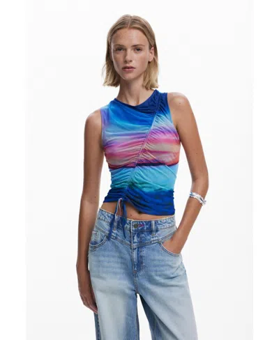 DESIGUAL WOMEN'S SUNSET T-SHIRT