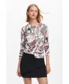 Desigual Women's Sweater With Floral Details In Multi